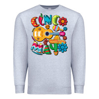 Heather Grey cinco de mayo mexican fiesta 5 de mayo t shirt Premium Sweatshirt - linhVisuals
