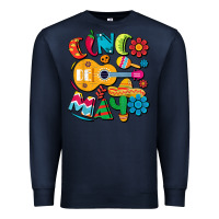 Navy cinco de mayo mexican fiesta 5 de mayo t shirt Premium Sweatshirt - linhVisuals