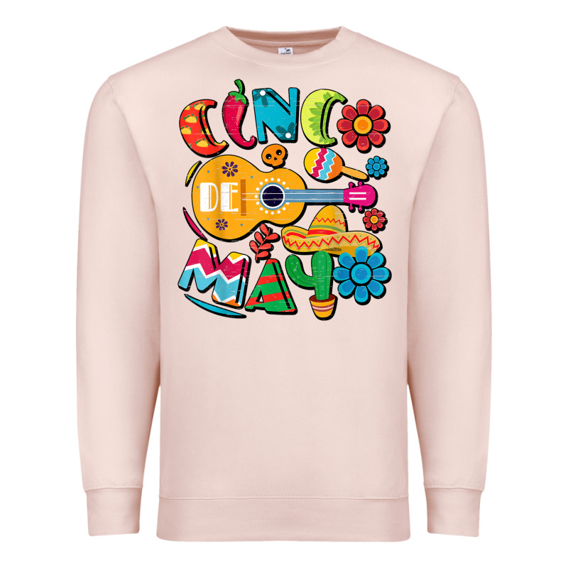 Cinco De Mayo Mexican Fiesta 5 De Mayo T Shirt Premium Sweatshirt by linhVisuals | Teevron