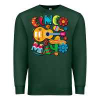Sports Green cinco de mayo mexican fiesta 5 de mayo t shirt Premium Sweatshirt - linhVisuals