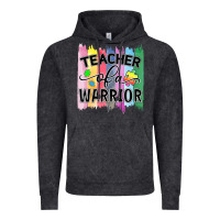 Vintage Black Teacher of a warrior Vintage Hoodie - CowhideDigitalArt