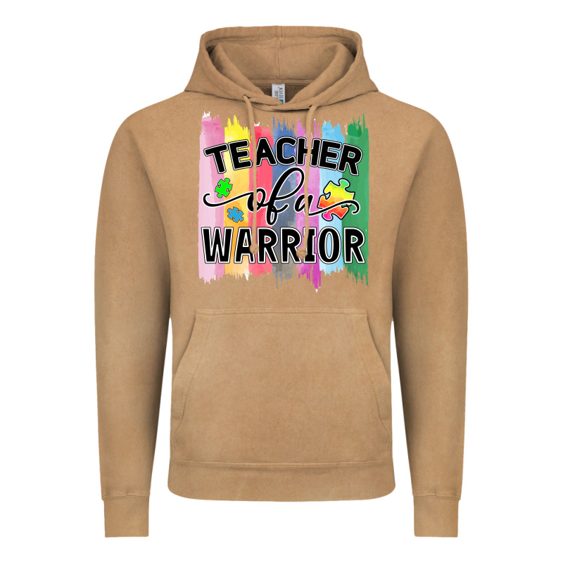 Teacher Of A Warrior Vintage Hoodie by CowhideDigitalArt | Teevron