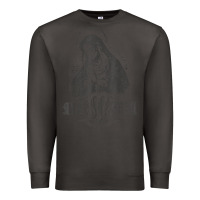 Smoke ave maria schubert latin mass blessed mother hail mary lady t shirt Premium Sweatshirt - linhVisuals