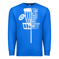 Christian Disc Golf I Can Do All Things Philippians 4 13 T Shirt Premium Sweatshirt | Teevron