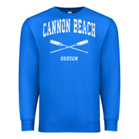 True Royal cannon beach oregon vintage nautical crossed oars t shirt Premium Sweatshirt - linhVisuals