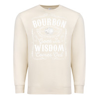 Sandshell bourbon goes in wisdom comes out funny whiskey lover gift premium t sh Premium Sweatshirt - linhVisuals
