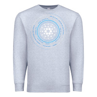 Heather Grey cardano ada crypto cryptocurrency t shirt Premium Sweatshirt - linhVisuals