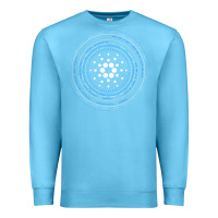 Ocean Blue cardano ada crypto cryptocurrency t shirt Premium Sweatshirt - linhVisuals