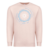 Pale Pink cardano ada crypto cryptocurrency t shirt Premium Sweatshirt - linhVisuals