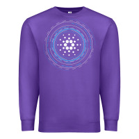 Purple cardano ada crypto cryptocurrency t shirt Premium Sweatshirt - linhVisuals