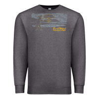Charcoal Heather caddyshack bushwood country club explosion t shirt Premium Sweatshirt - linhVisuals
