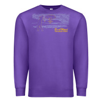 Purple caddyshack bushwood country club explosion t shirt Premium Sweatshirt - linhVisuals