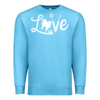Ocean Blue dentistry dentist dental assistant dental hygienist gift pullover hood Premium Sweatshirt - linhVisuals