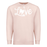 Pale Pink dentistry dentist dental assistant dental hygienist gift pullover hood Premium Sweatshirt - linhVisuals