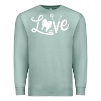 Seafoam dentistry dentist dental assistant dental hygienist gift pullover hood Premium Sweatshirt - linhVisuals