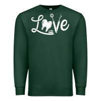Sports Green dentistry dentist dental assistant dental hygienist gift pullover hood Premium Sweatshirt - linhVisuals
