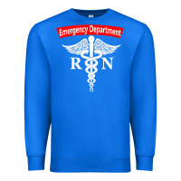 True Royal emergency department nursing er registered nurse rn caduceus raglan ba Premium Sweatshirt - linhVisuals