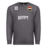 Egypt Team Sports Number 10 Soccer Egyptian Flag T Shirt Premium Sweatshirt | Teevron