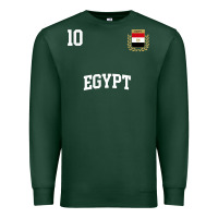 Sports Green egypt team sports number 10 soccer egyptian flag t shirt Premium Sweatshirt - linhVisuals
