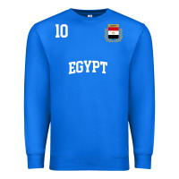 True Royal egypt team sports number 10 soccer egyptian flag t shirt Premium Sweatshirt - linhVisuals