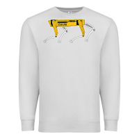 Dove Grey dynamics robot dog spot for boston militaries t shirt Premium Sweatshirt - linhVisuals