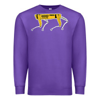 Purple dynamics robot dog spot for boston militaries t shirt Premium Sweatshirt - linhVisuals