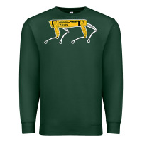 Sports Green dynamics robot dog spot for boston militaries t shirt Premium Sweatshirt - linhVisuals