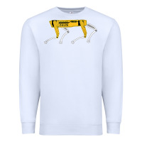 White dynamics robot dog spot for boston militaries t shirt Premium Sweatshirt - linhVisuals