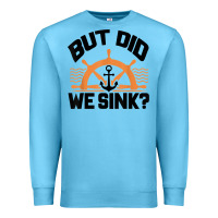 Ocean Blue funny boat captain gift for boater men women cool boating t shirt Premium Sweatshirt - linhVisuals