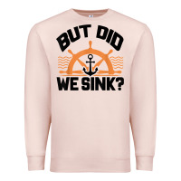 Pale Pink funny boat captain gift for boater men women cool boating t shirt Premium Sweatshirt - linhVisuals