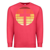 Cardinal jesus cross retro style vintage t shirt Premium Sweatshirt - linhVisuals