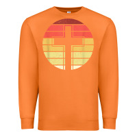 Carrot jesus cross retro style vintage t shirt Premium Sweatshirt - linhVisuals