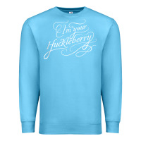 Ocean Blue i'm your huckleberry tank top Premium Sweatshirt - linhVisuals