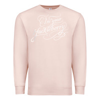 Pale Pink i'm your huckleberry tank top Premium Sweatshirt - linhVisuals