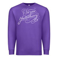 Purple i'm your huckleberry tank top Premium Sweatshirt - linhVisuals