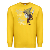 Lemon fate whispers to her you cannot withstand the storm t shirt Premium Sweatshirt - linhVisuals