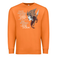 Carrot fate whispers to her you cannot withstand the storm t shirt Premium Sweatshirt - linhVisuals