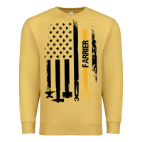 Antique Gold farrier, horse lovers no hoof no horse barefoot father's day pullover Premium Sweatshirt - linhVisuals