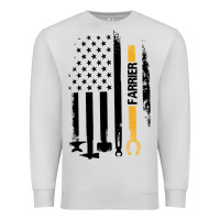 Dove Grey farrier, horse lovers no hoof no horse barefoot father's day pullover Premium Sweatshirt - linhVisuals