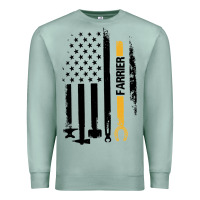 Seafoam farrier, horse lovers no hoof no horse barefoot father's day pullover Premium Sweatshirt - linhVisuals