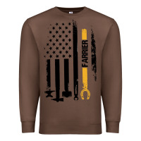 Chestnut farrier, horse lovers no hoof no horse barefoot father's day pullover Premium Sweatshirt - linhVisuals
