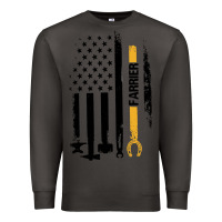 Smoke farrier, horse lovers no hoof no horse barefoot father's day pullover Premium Sweatshirt - linhVisuals