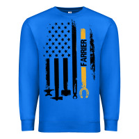 True Royal farrier, horse lovers no hoof no horse barefoot father's day pullover Premium Sweatshirt - linhVisuals