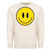Sandshell retro happy vibe smiley face happy face graphic sweatshirt Premium Sweatshirt - linhVisuals