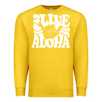 Lemon vintage live aloha state hawaiian islands shaka hawaii maui pullover h Premium Sweatshirt - linhVisuals