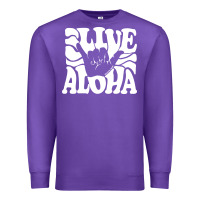 Vintage Live Aloha State Hawaiian Islands Shaka Hawaii Maui Pullover H Premium Sweatshirt | Teevron