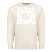 Sandshell vintage live aloha state hawaiian islands shaka hawaii maui pullover h Premium Sweatshirt - linhVisuals