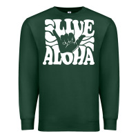 Sports Green vintage live aloha state hawaiian islands shaka hawaii maui pullover h Premium Sweatshirt - linhVisuals