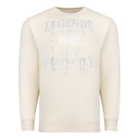 Sandshell legends were born in 1942 year of birth birthday t shirt Premium Sweatshirt - linhVisuals