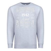 Heather Grey legends were born in 1942 year of birth birthday t shirt Premium Sweatshirt - linhVisuals